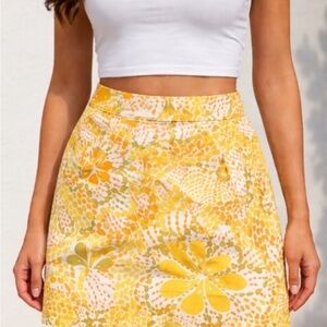 J. Crew Multicolor Linen Blend Fabric